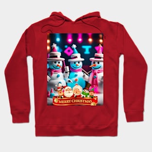 Snowman Christmas party Hoodie